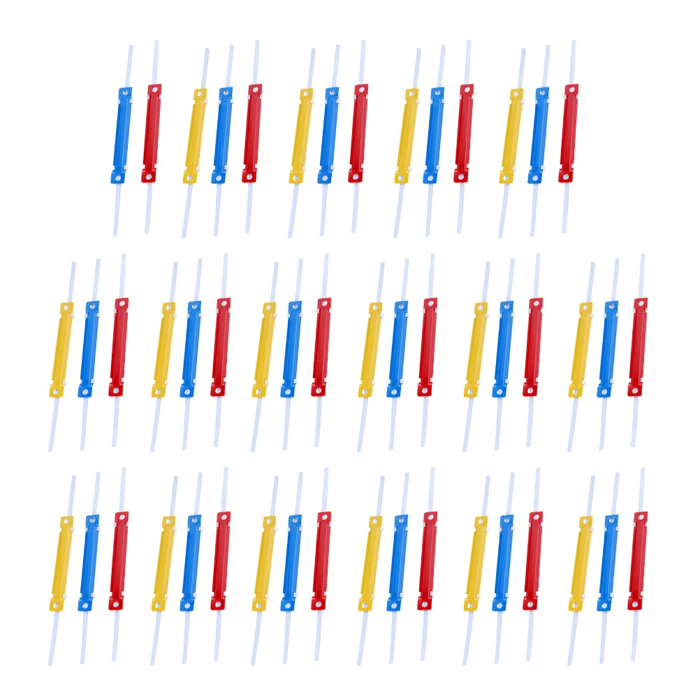 

100Pcs Paper Clips Plastic Binding Clips for Documents Heavy Duty File Organizer Office Home School Use 2 Boxes Included