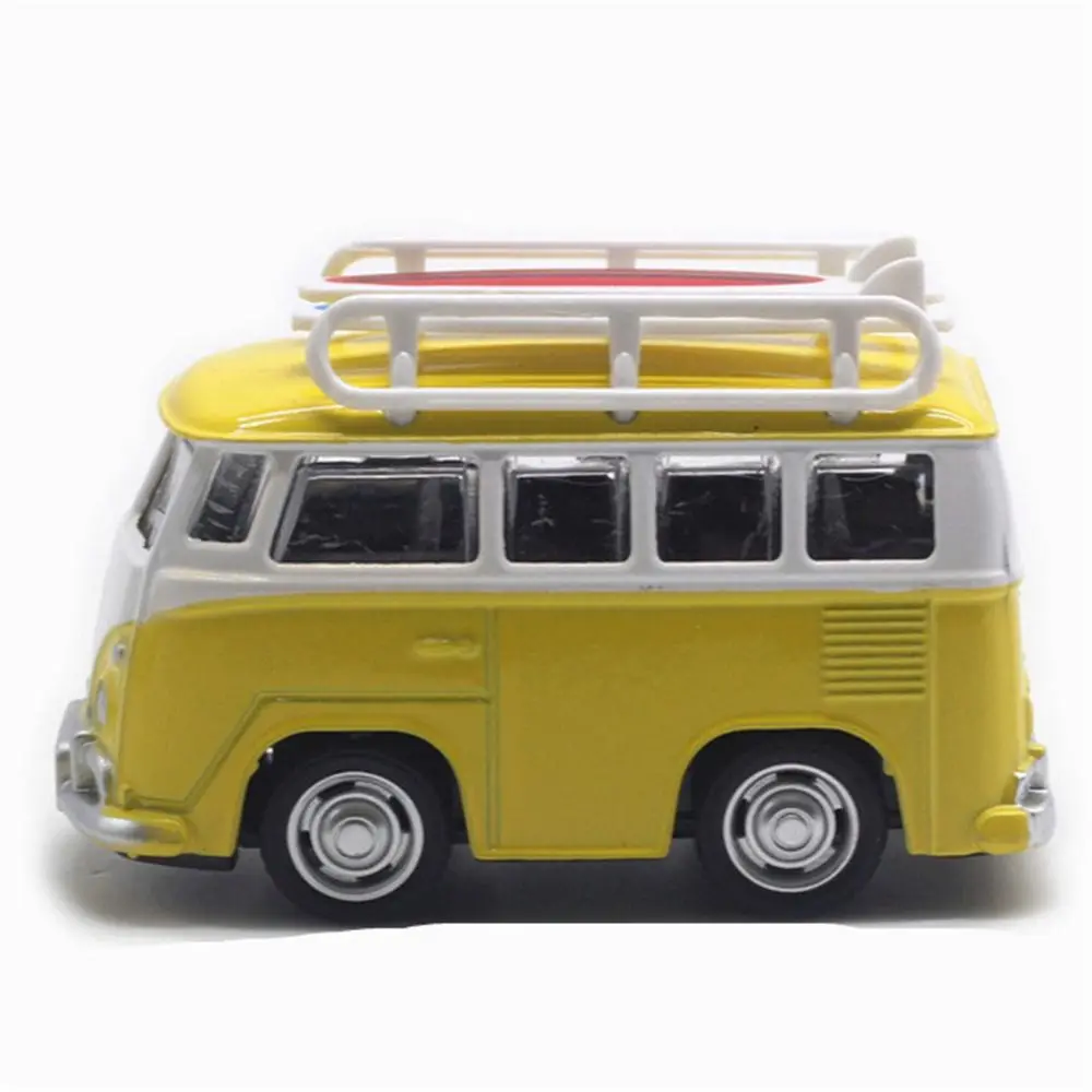 Vintage Diecasts Travel Bus Model Classical Buses Educational Car Models Toy Alloy Metal Pull Back Car Car Decor