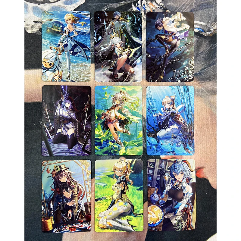 Anime Goddess Story Diy Homemade Cards Kafka Yae Miko Raiden Shogun Collectible Cards Christmas Birthday Gift Children's Toys