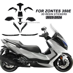 For Zontes 350e 350E 350 E 2023 2024 decoration kit body protection motorcycle accessories stickers Waterproof fuel tank decal