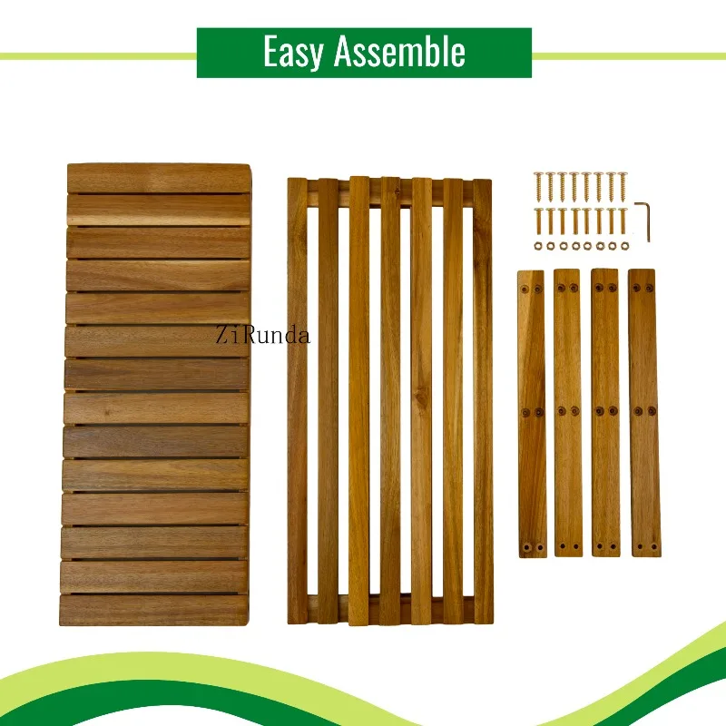 Acacia wood shoe rack bench strong load bearing up to 350 pounds entrance front door bathroom best creative natural color