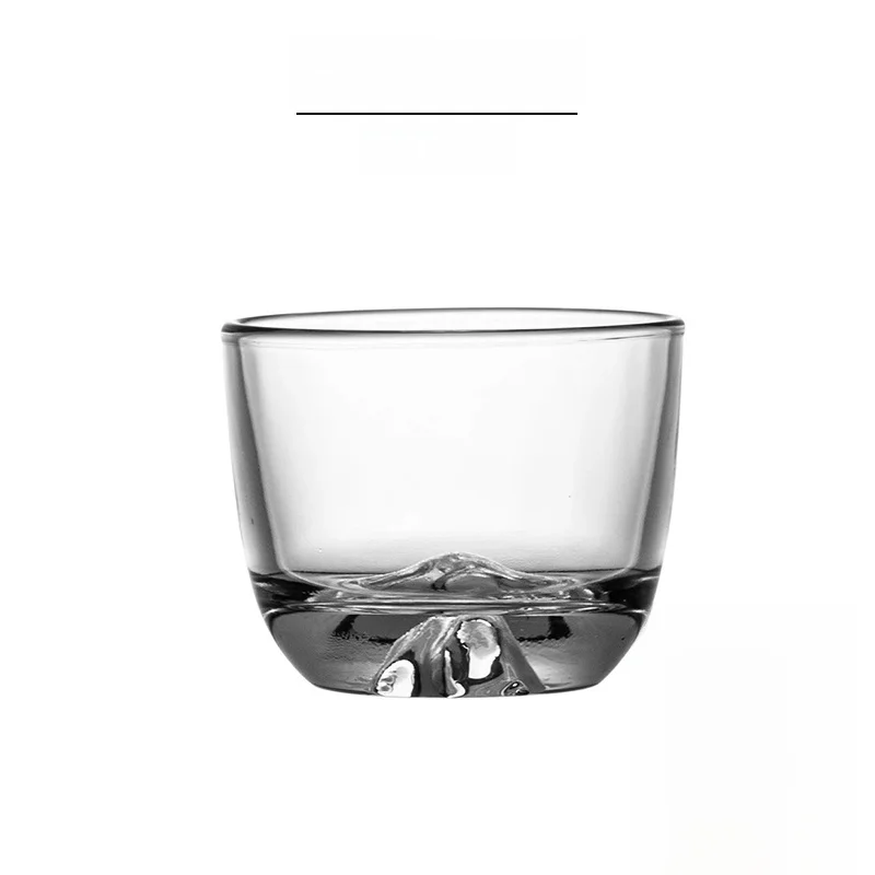 Vietri Mare Heat Resistant Glass Cup Chinese Style Drinking Tea White Wine Cup Luxury Light Luxury Whiskey Cup Mountain View