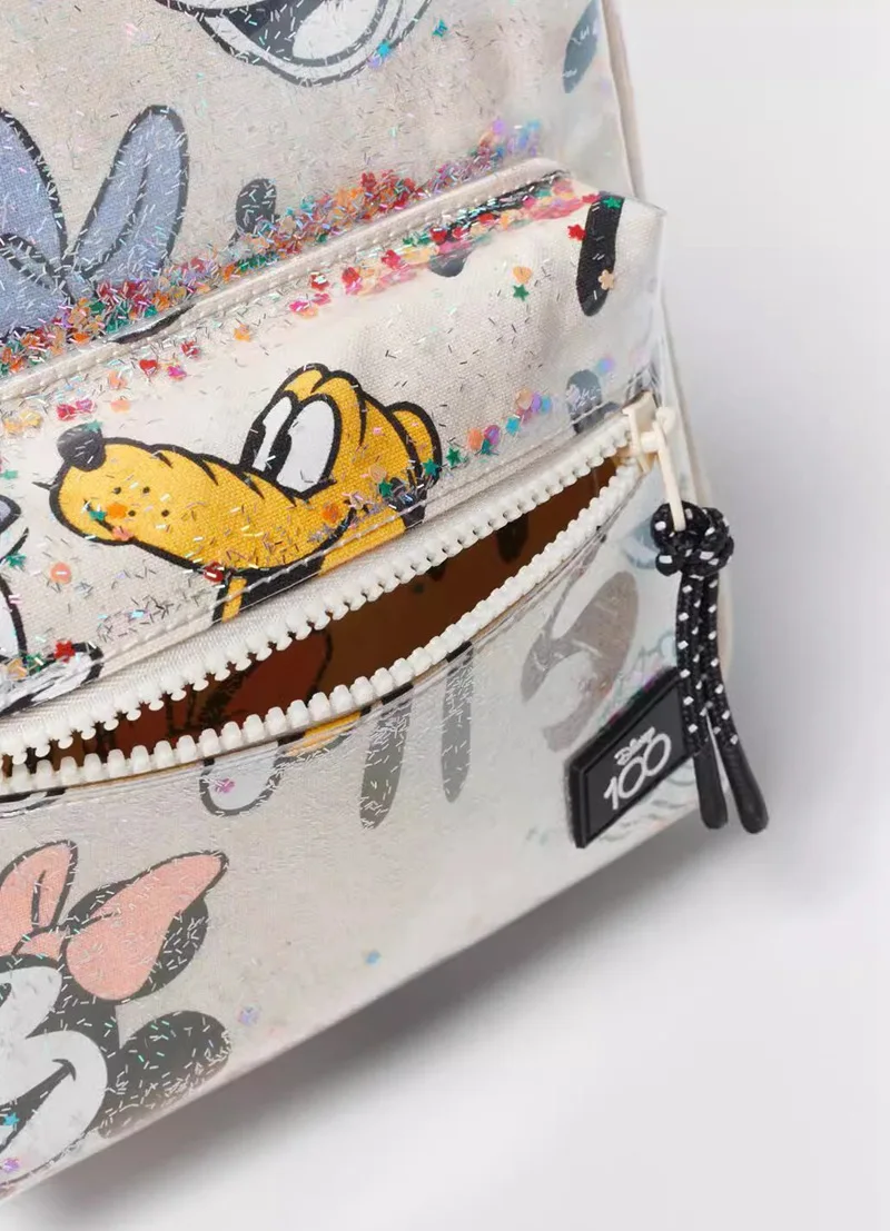 Nadruk Schholbags nastoletnie dziewczyny Cartoon Disney marki dwie torby na ramię dla dzieci Mickey i Minnie słodkie Mini plecaki na zewnątrz