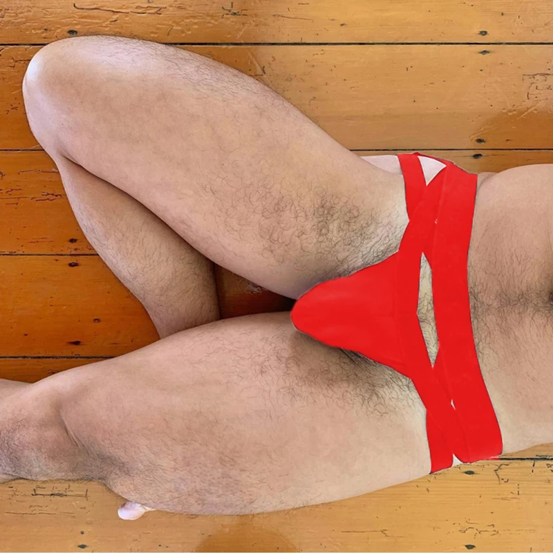 Men Sexy G String Thong Man Erotic Jock Strap Underwear Jockstrap Penis Pouch tanga Bondage Harness Lingerie Hollow Underpants