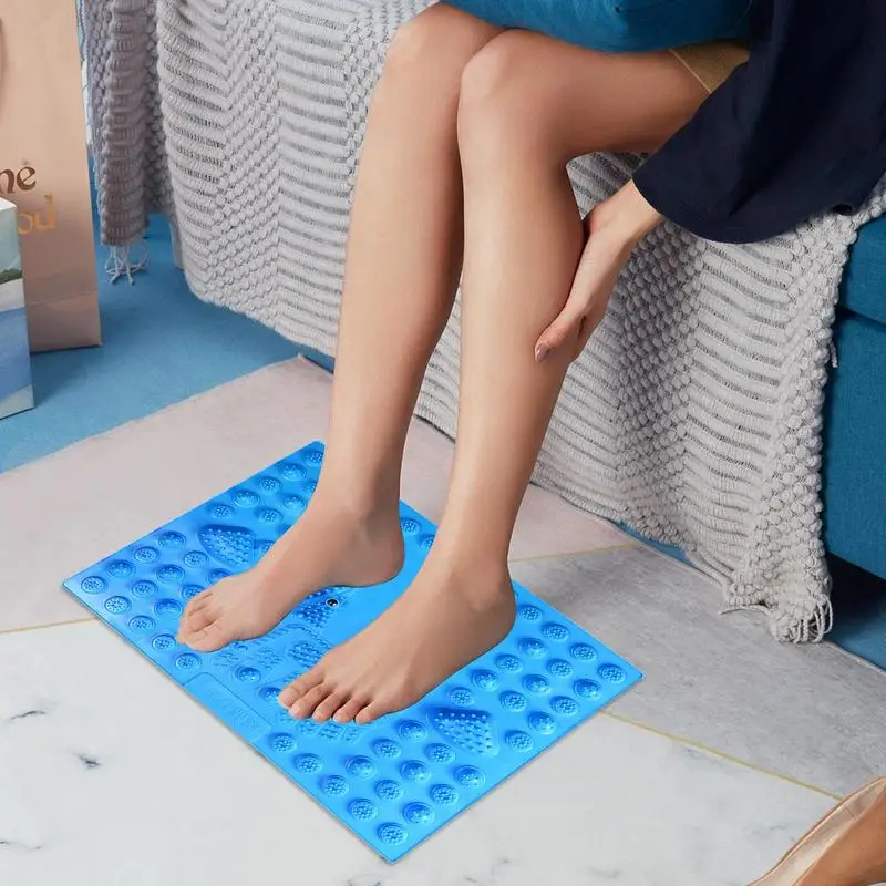 Foot Massage Mat TPE Foot Acupoint Massager Foot Massage Finger Pressure Plate Enlarge Super Painful Foot Massage Pad for indoor