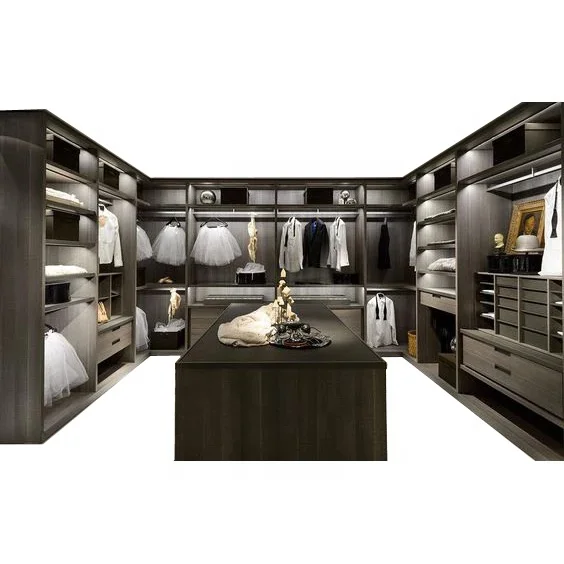 Modern High End Walk-in Closet Bedroom Wardrobe, Cloakroom Manufacturer's Direct Sales