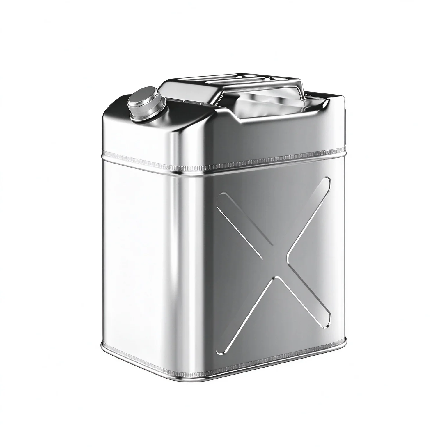 Thickened 304 Stainless Steel Storage Can, 10/20/30L Portable Sealed Leakproof Liquid Container with Spout