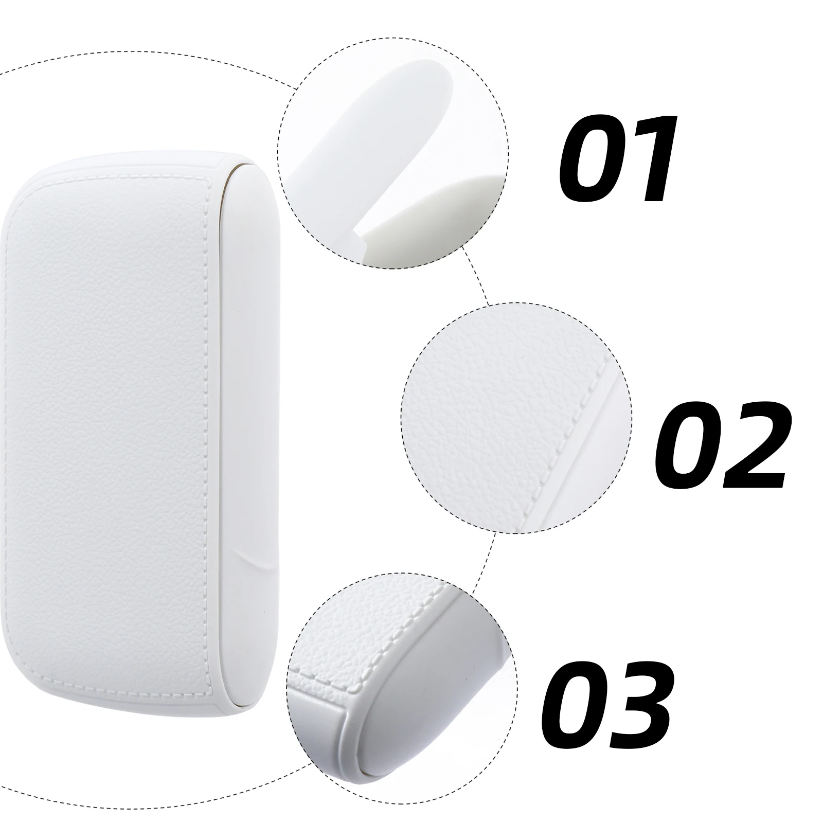 

Portable Cigarette Durable Plastic PU Storage Box Waterproof Outdoor Press Cigarette Container Container