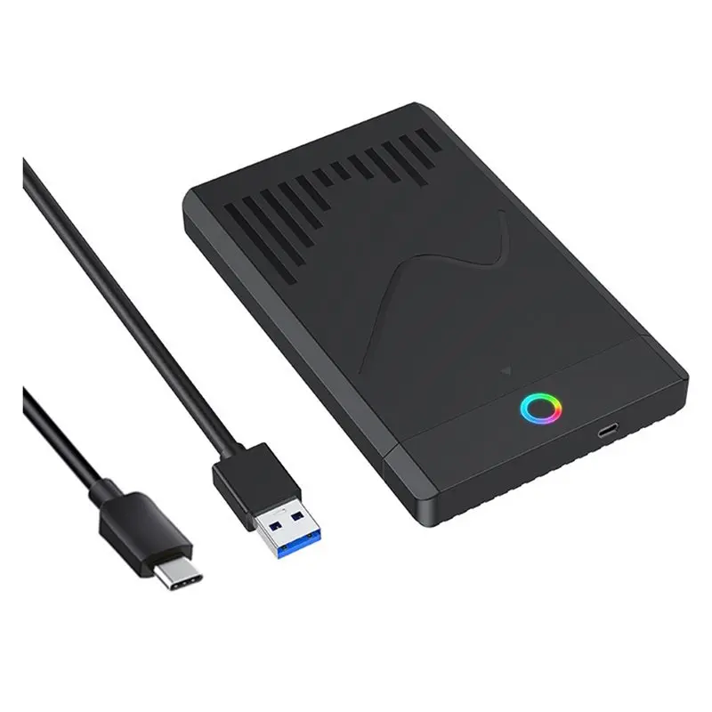 A29F-2.5-Inch Tool-Free SSD Enclosure Laptop External Solid State Drive Box RGB For Storage Expansion