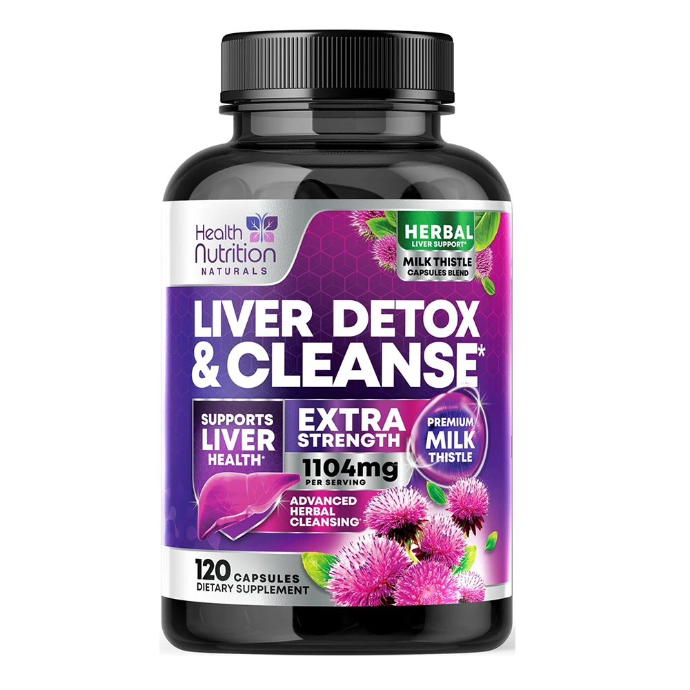 Gentle Liver Cleanse Detox Restoration Formula - Liver Support Supplements: Silymarin, Artichoke, Dandelion, Beet & Turmeric