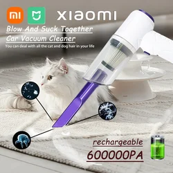 Xaomi MIJIA 600000PA aspirapolvere Wireless 120w aspirapolvere portatile ad alta potenza senza fili 4 In 1 doppio uso per Auto di casa