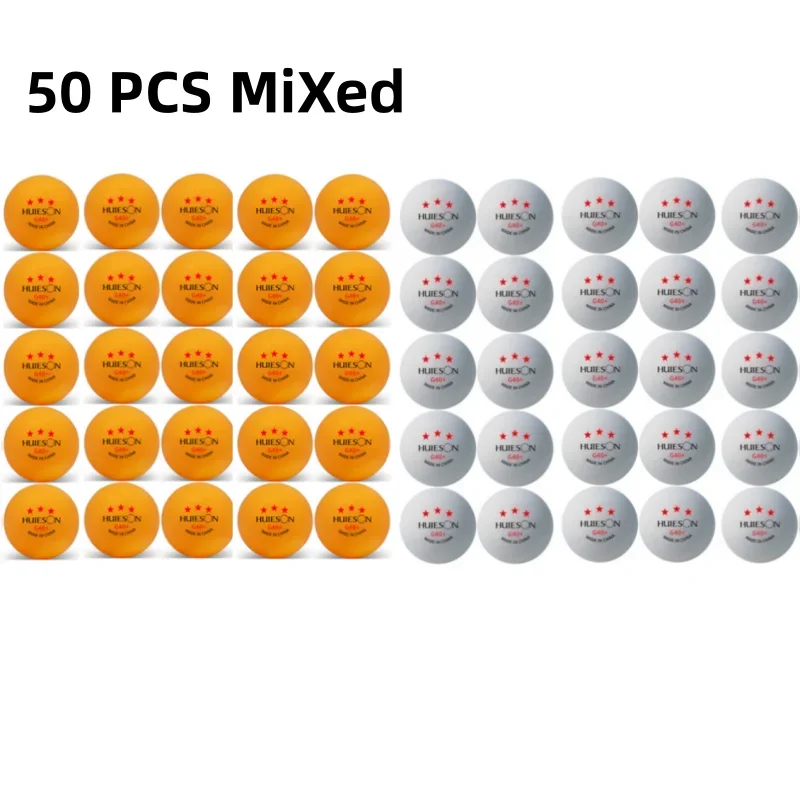 Huieson 3 Star Table Tennis Training Balls G40+ White Orange ABS Ping Pong Balls for Table Tennis Club Training image 3