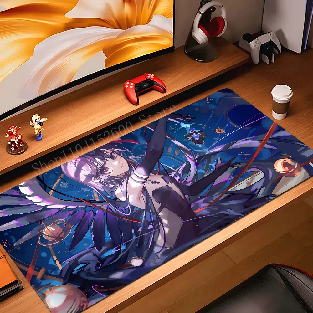 

Anime Game Touhou Project Patchouli Knowledge Mousepad Mouse Mat Desk Mat With Pad Gaming Accessories Prime Gaming XXL Keyboard