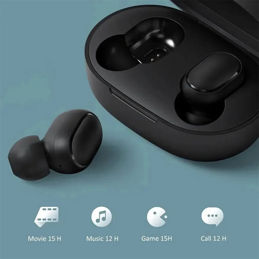 TWS A6S Wireless Bluetooth Earphones Sports LED Display Touch Stereo Fone Earphones Suitable for game
