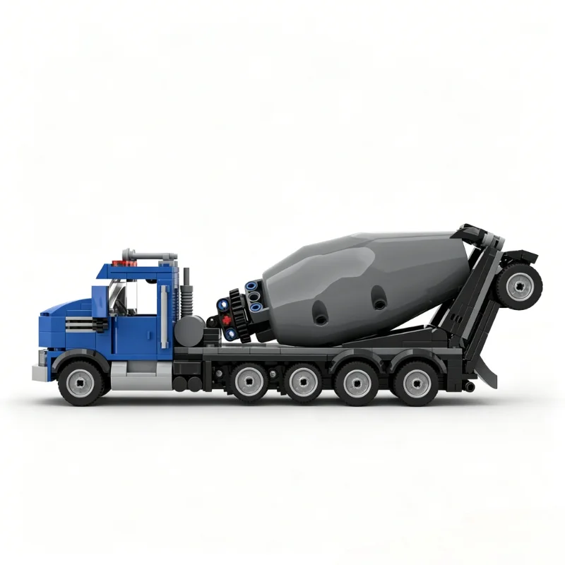 413PCS Cement Mixer Construction Truck Building Blocks Vehicle Model Custom Puzzle DIY Assembly Educational Toy Gift for Kid Boy view 4