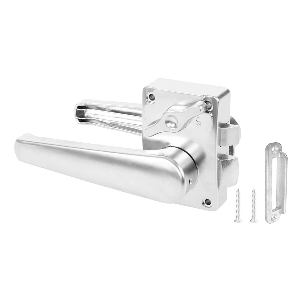 

Handle Lever Latch Door Lock Bathroom Compact Zinc Alloy Easy Installation Exquisite External Parts Repair Brand New