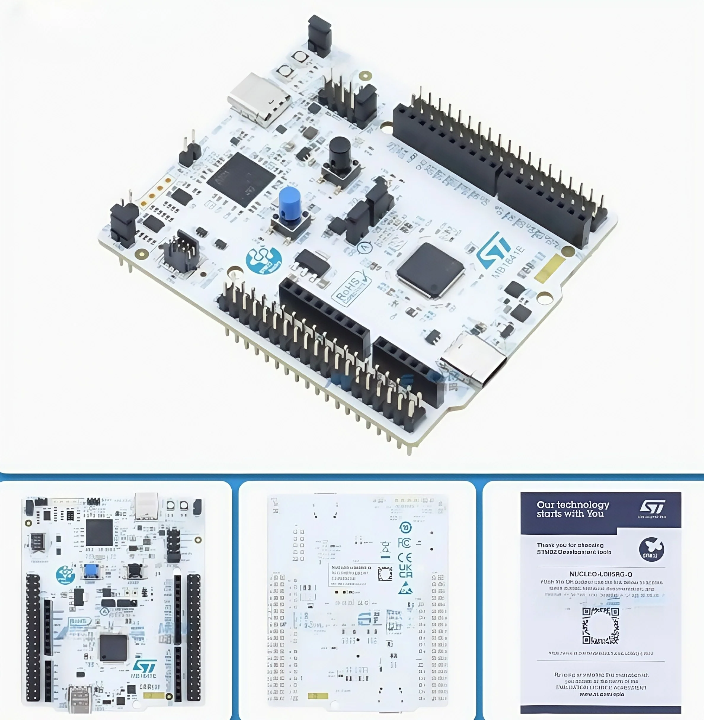 

NUCLEO-U385RG-Q STM32 Nucleo-64 Development Board STM32U385RGT6Q