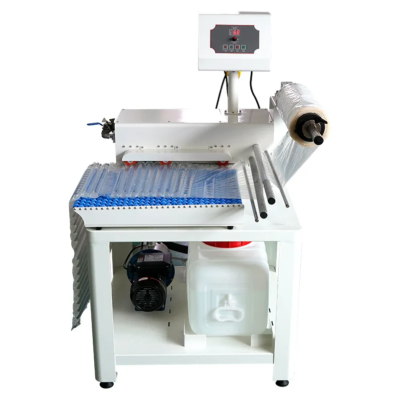 

Water-filled air column bag, machine water-filled air column sheet