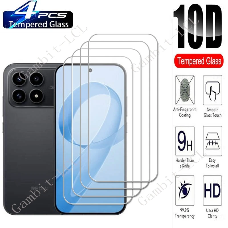 

4PCS For Xiaomi Redmi K90 Pro Max Screen Protective Tempered Glass ON RedmiK90ProMax RedmiK90 K90ProMax Protector Cover Film