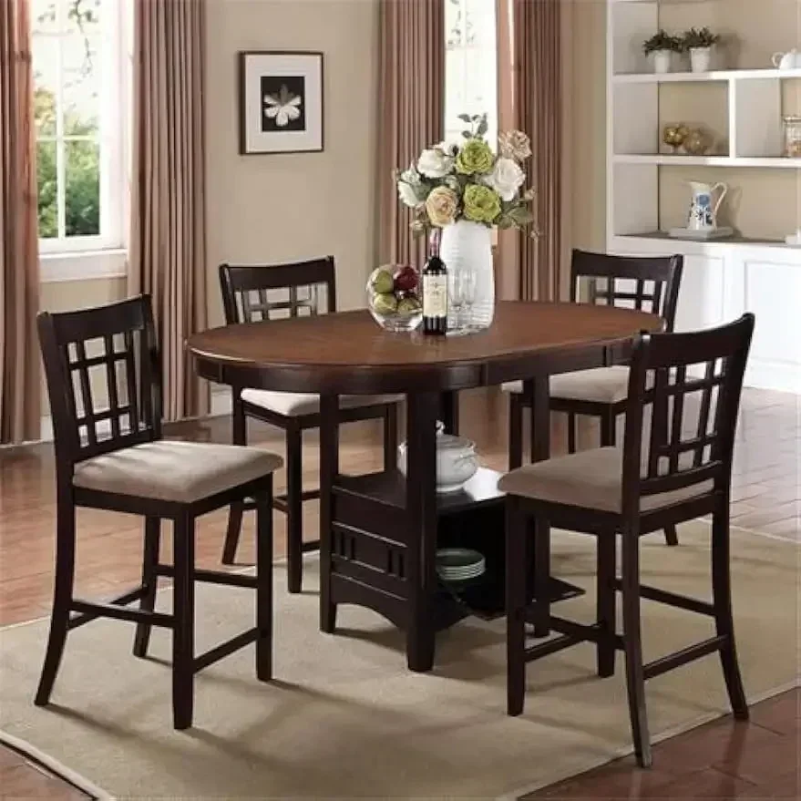 BestsellerBestsellerExtendable Wood Counter Height Dining Table in Chocolate