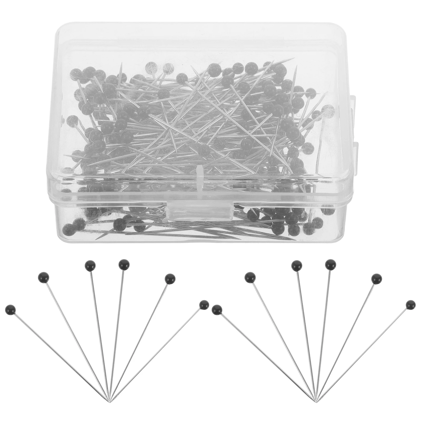 

250pcs Ball Head 38Mm Plastic Metal Long Sewing Needles Embroidery Yarn Craft Needles For Kids Beginners Accessories Durable