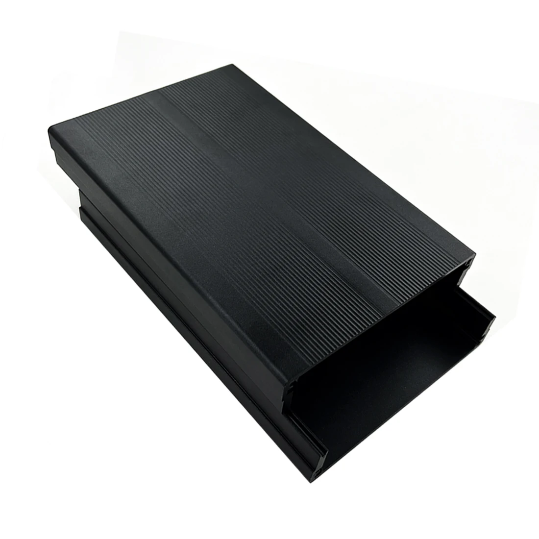 1pc Aluminium Gehäuse Instrument Shell Elektronik PCB Projekt Box Fall DIY 97*40*100mm Schwarz NEUE