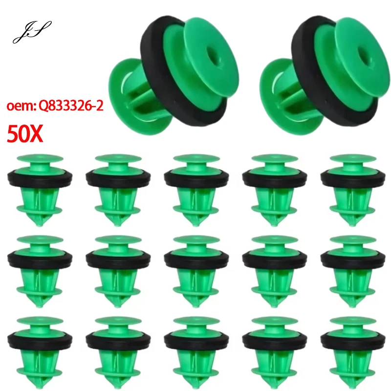 20PCS Car Door Panel Interior Panel Skirt Panel Wheel Well Snap Clips Q833326-2 For BYD For ZEEKR 009 001 BX1E Car Fastener Clip