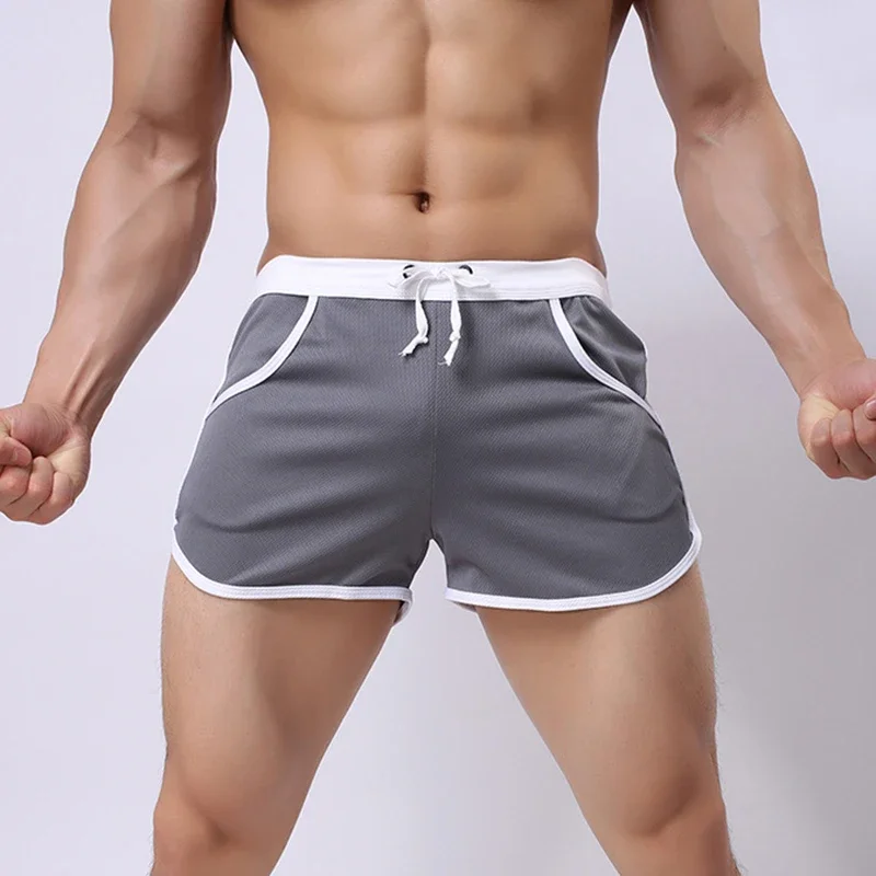 

Men's Casual Sports Shorts Men's Fitness Beach Pants Trunks Boxer Men's Gym Running Sweatpants