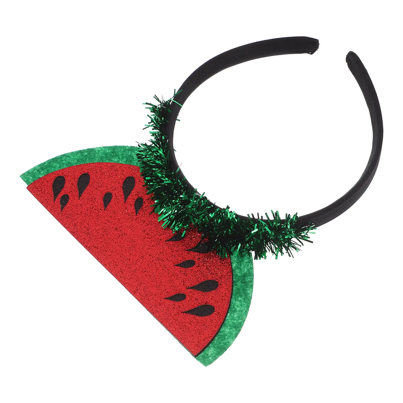 

Watermelon Headband Cute Sequin Fruit Hairband Hawaii Party Costume Hair Ornament Photo Props Women Cute Headband