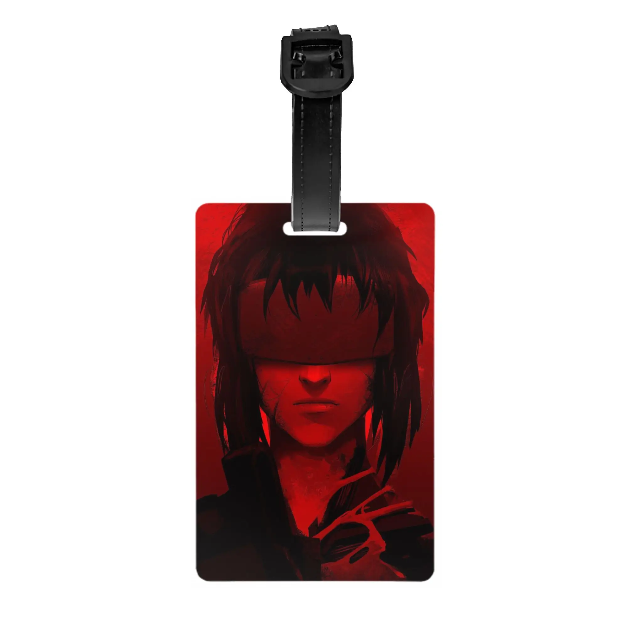

Custom Ghost In The Shell Luggage Tag for Suitcases Cute Anime Baggage Tags Privacy Cover Name ID Card