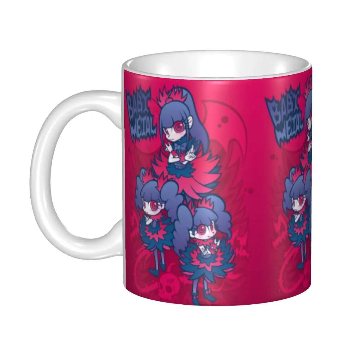 Tasses personnalisées Babymetal Japan Band, bricolage Hip-hop Rock, thé en céramique, lait, tasse à café