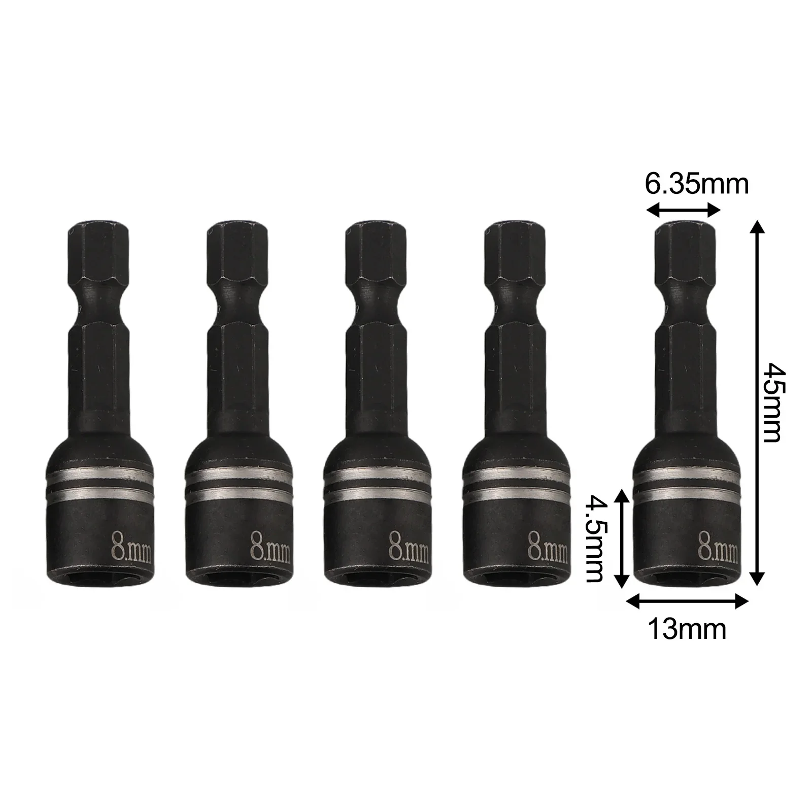 

For Electric Screwdrivers Nut Screwdriver Socket Hex Shank Driver Strong Magnetic Attraction Sturdy Material High Hardness