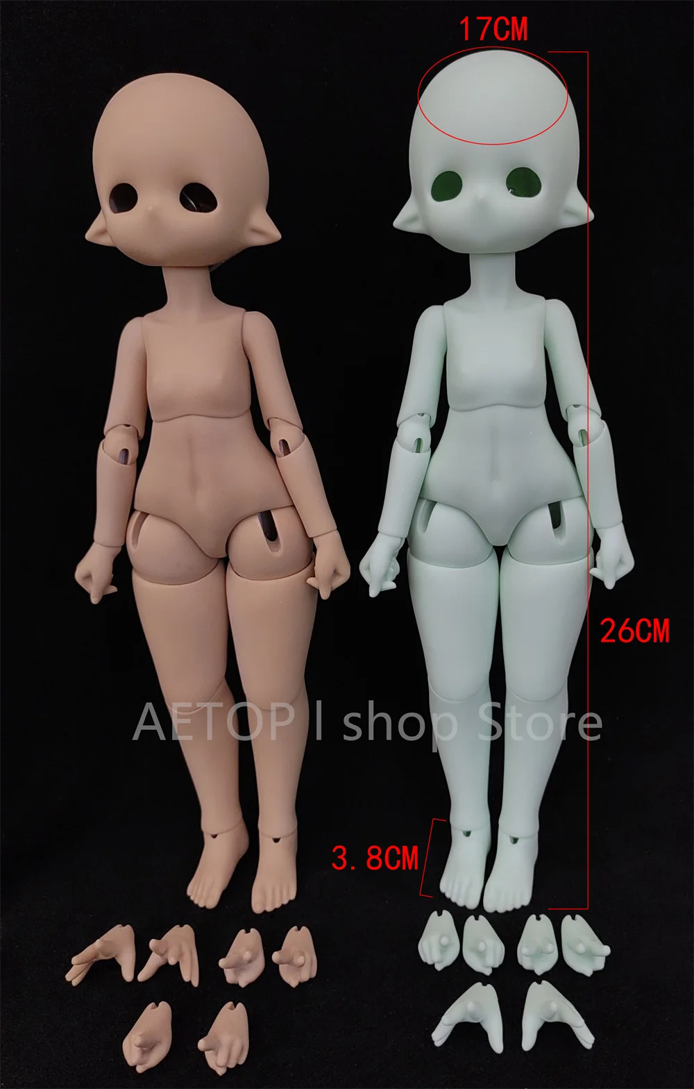 Nuovo BJD 1/6 JINLI koi fish Qbaby bambola in resina bambola di moda