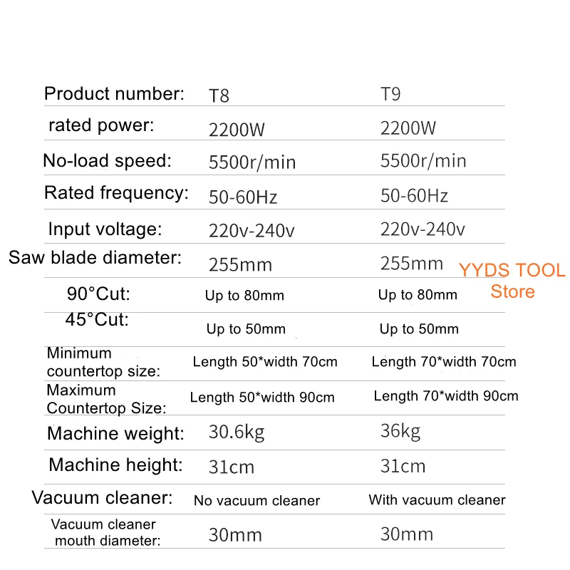 T8 table saw 2200W 10 inch precision wood floor household panel electric chainsaw