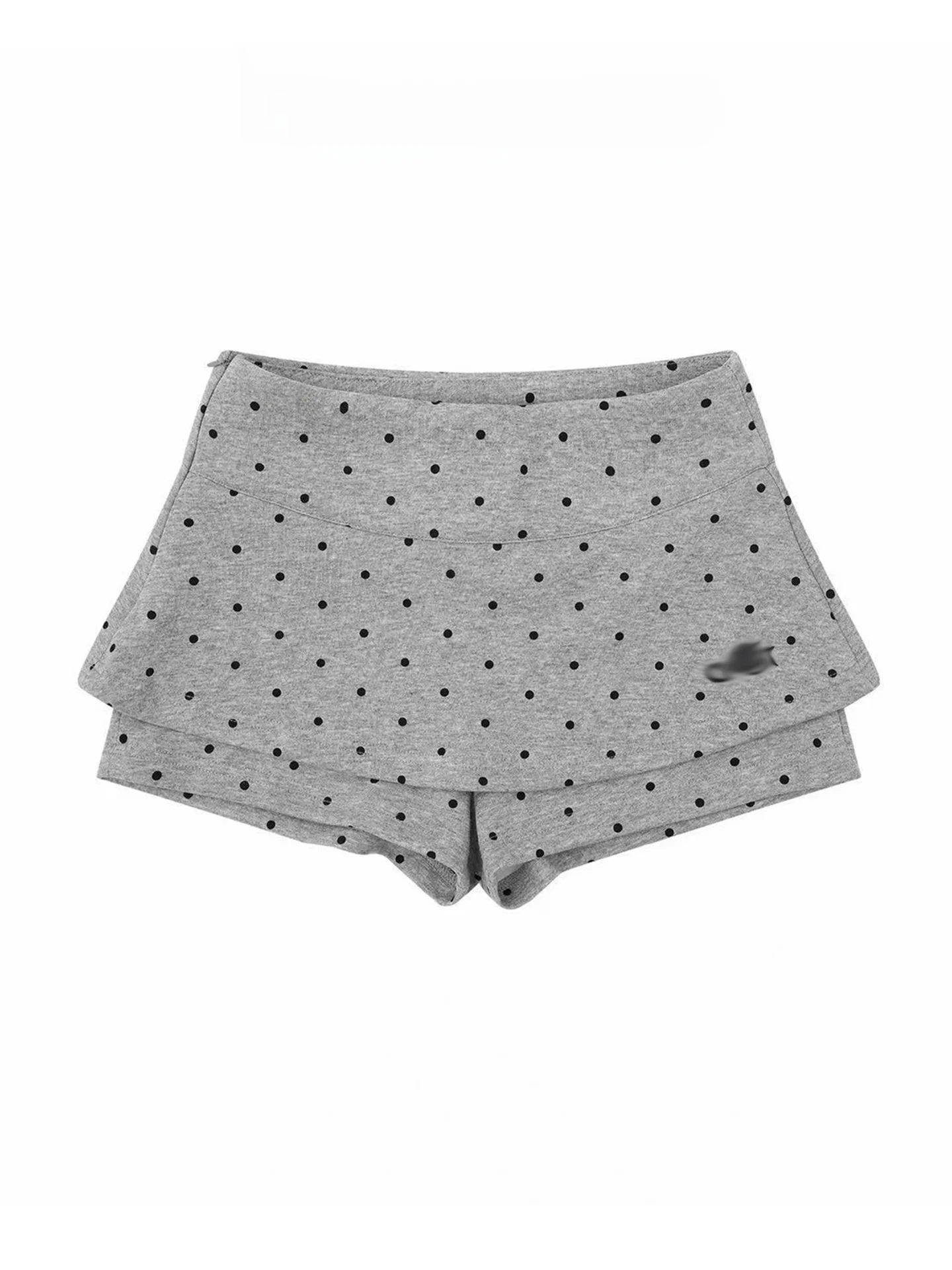 Korean Style Sweet Polka Dot Half Body Skirt Pants Women Summer Spicy Casual Shorts Anti Exposure Leisure Shorts