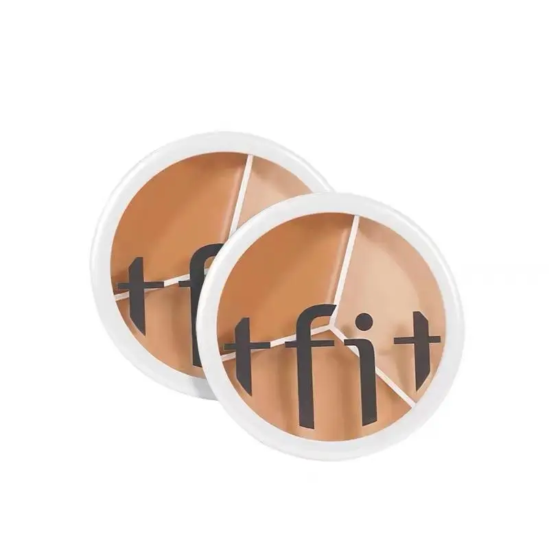 مجموعة مكياج الوجه TFIT3 ColorConcealer وF4، قاعدة كونسيلر للتحكم في الزيت، مكياج كونتور العين، بقعة الهالات السوداء، تصحيح البشرة