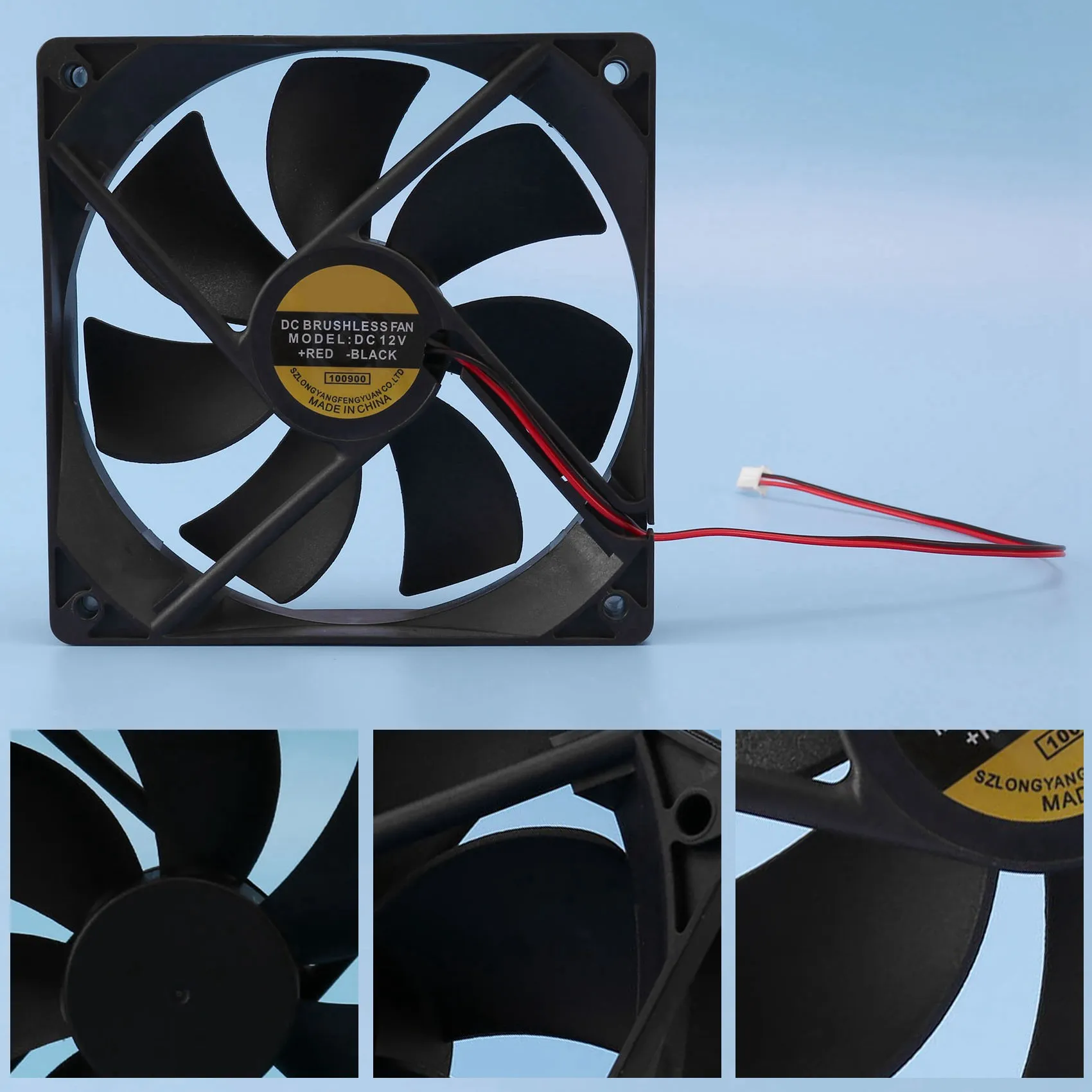 120Mm X 25Mm 12V 2Pin Sleeve Bearing Cooling Fan for Computer Case
