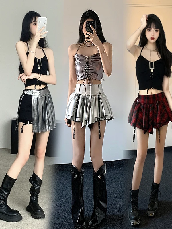 Sexy Kpop Female Group Performance Outfit Dancing Gogo Top DS Cool Trendy Bar Girl Clothing Set Stage Performance Suit