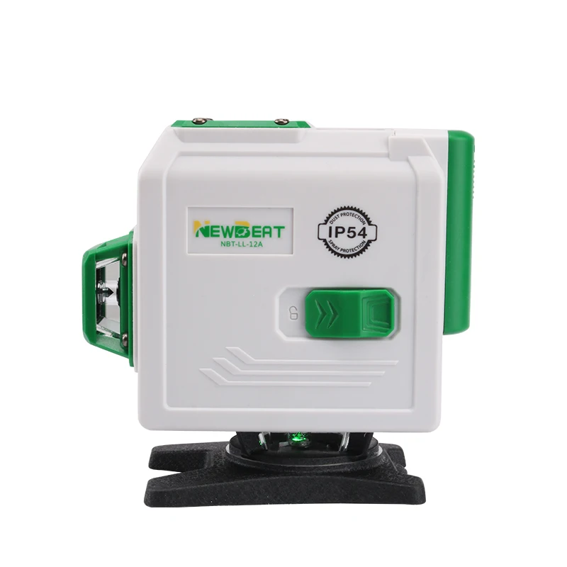 Newbeat laser level 12 linien 360 grüne linie lithium batterie hohe qualität laser ebenen im freien einfach zu bedienen NBT-LL-12A