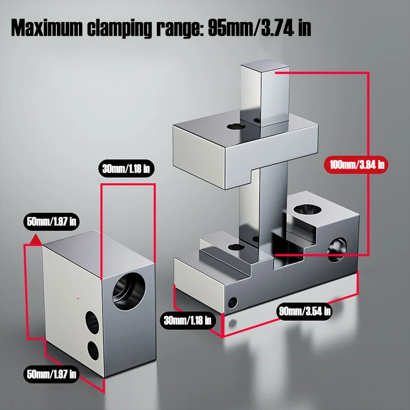 360 °   อุปกรณ์จับยึดชิ้นงานแบบหมุนได้สำหรับเครื่อง EDM แบบใช้ลวดตัด พร้อมแท่นยึดลวดอย่างรวดเร็ว และขายึดชิ้นงานแบบคงที่ อุปกรณ์เสริมสำหรับเครื่องจักรกล