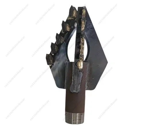 1 Inch Drill Pipe & 3-Wing Rock Drill Bit - 1PC Super Hard Alloy for Water Well Electric Drilling Rig