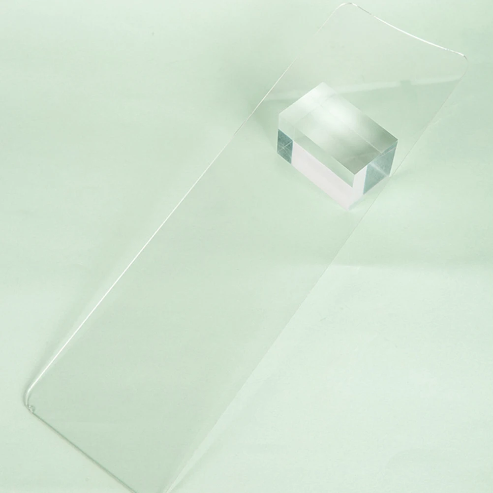 

3 pcs Transparent Paddle for Hair Dyeing Coloring Reusable Styling Tool Highlighting Board For Hair Dyeing Clear Board