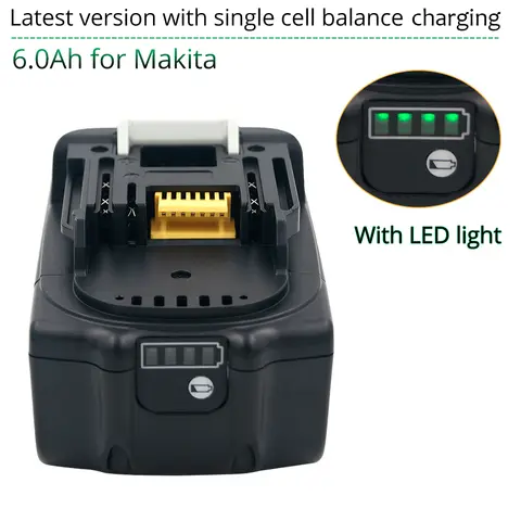 Rechargeable 18V Lithium Battery BL1860 LERRONX