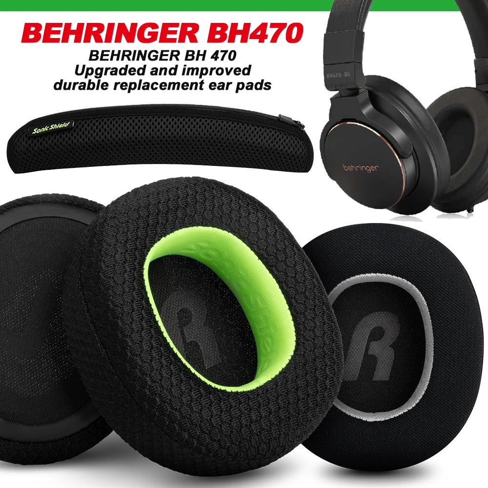 Earpads For BEHRINGER BH 470 replacement Compatible version Earmuffs Mesh Memory Covers Sponge Protein
