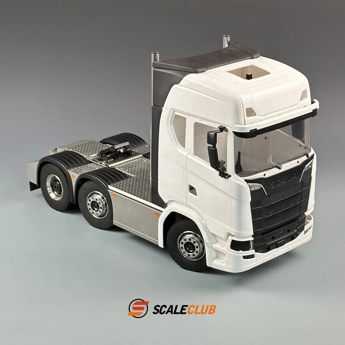 1/14 SCALECLUB RC 6X2 Metal Truck Chassis With 2-axle Steering And Rear Axle Lifting Function Euro Style Truck For Tamiya Truck