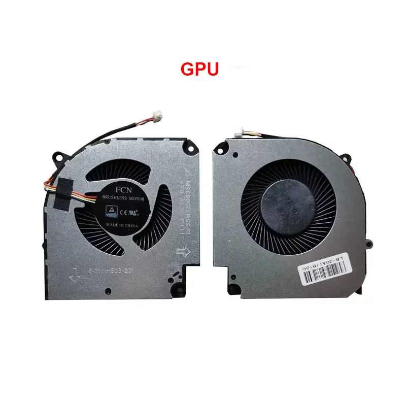 New Genuine Laptop Cooler CPU GPU Cooling Fan For Hasee G7-CT5NA Z7/G7-CT7NA Z8-CT7NA G8-CT7NA 911MP 911MT