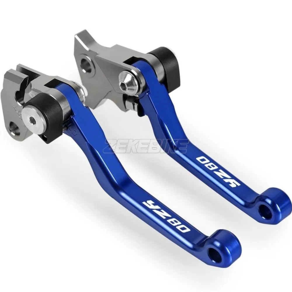 YZ 80 Pivot Brake Clutch Levers For YAMAHA YZ80 1986 1987 1988 1989 1990 1991 1992 1993 1994 1995  Front Control Handles Lever