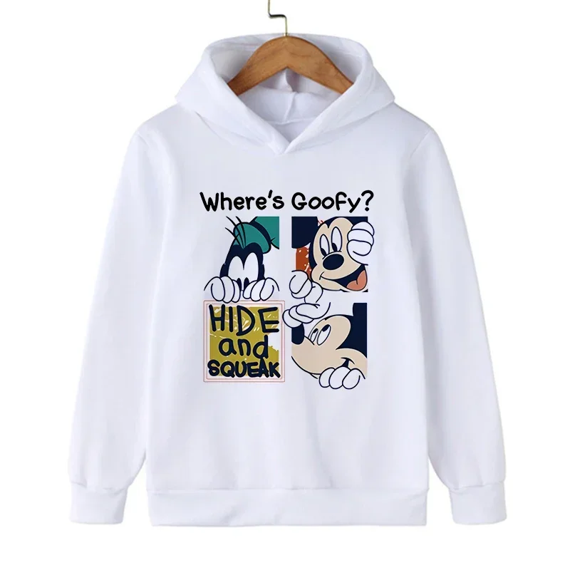 

90s Kawaii мультфильм манга аниме Микки Минни Дисней Маус толстовка детская одежда детский свитер для девочек и мальчиков толстовка детский топ