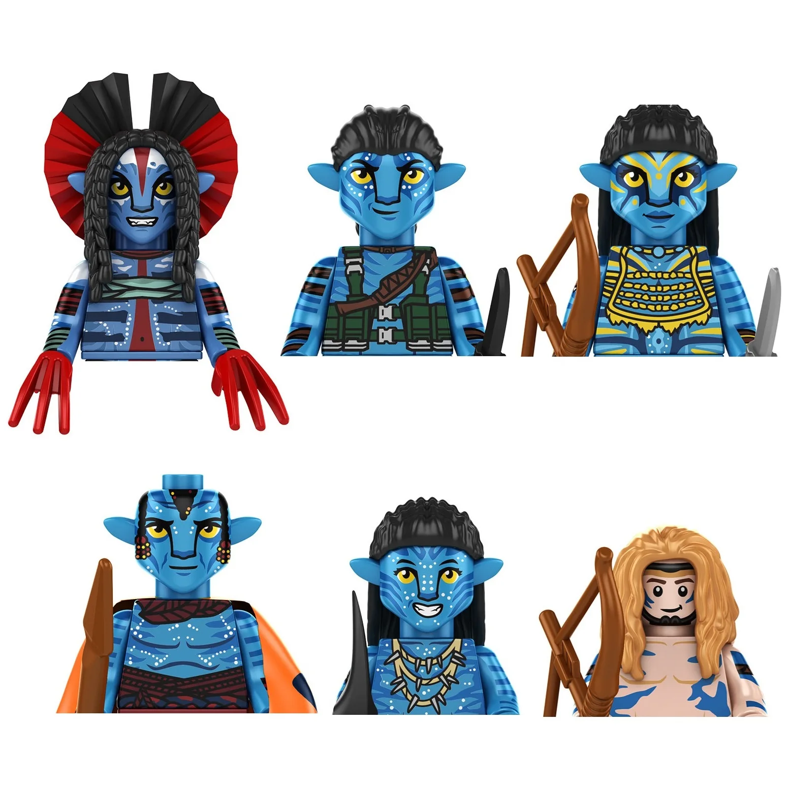 Nuevo Juego de Avatar, bloques de construcción Jake Sully, Mini figuras de acción de juguete