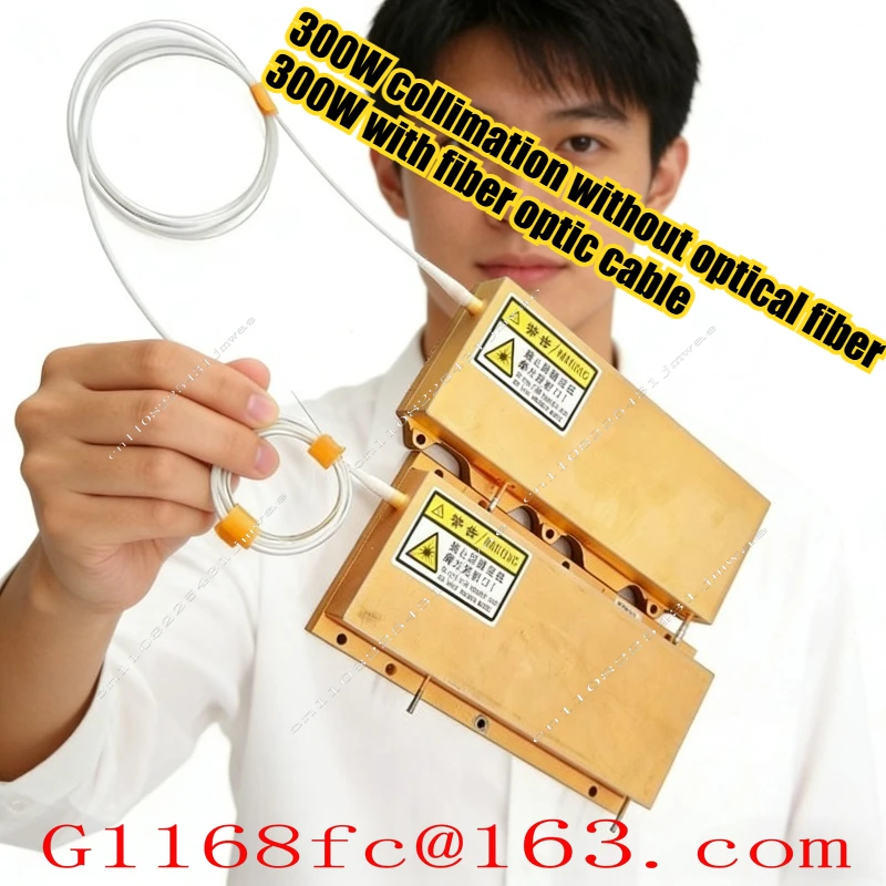 The size of a 300W generator pump with a long optical fiber and sufficient new power is large enough